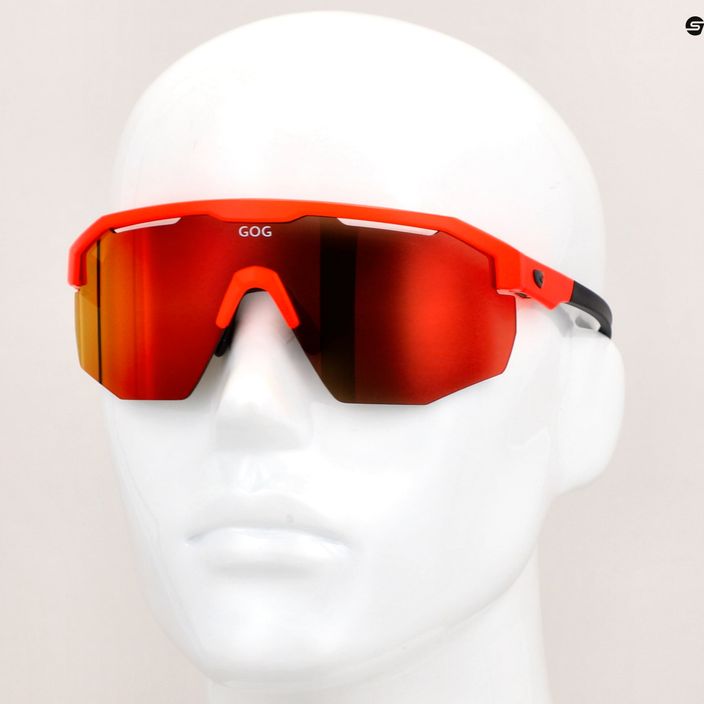 GOG Argo matt neon orange/schwarz/polychromatisch rot Sonnenbrille 12