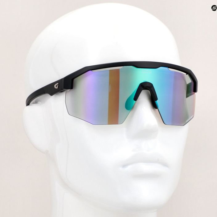 GOG Argo C mattschwarz/polychromatisch grün Sonnenbrille 11