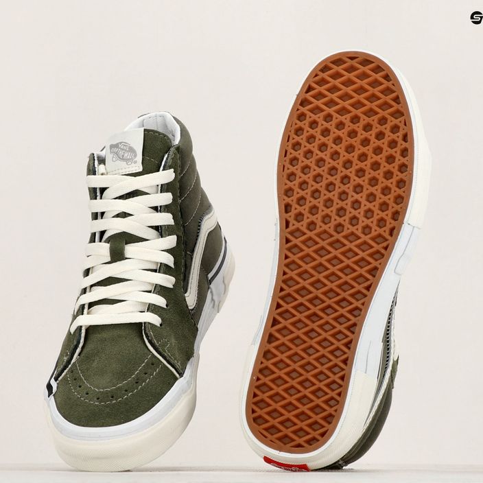 Schuhe Vans SK8-Hi Reconstruct olive camo 10