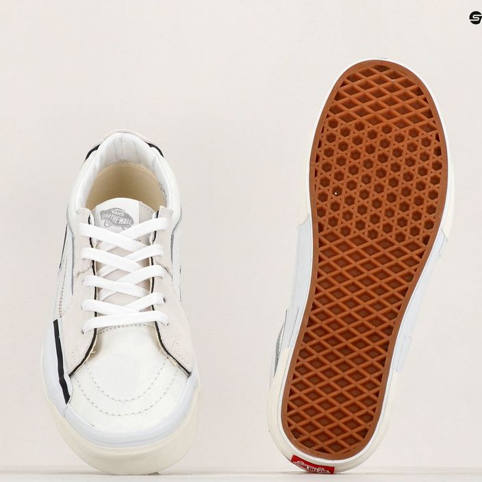 Schuhe Vans SK8-Low Reconstruct true white 10