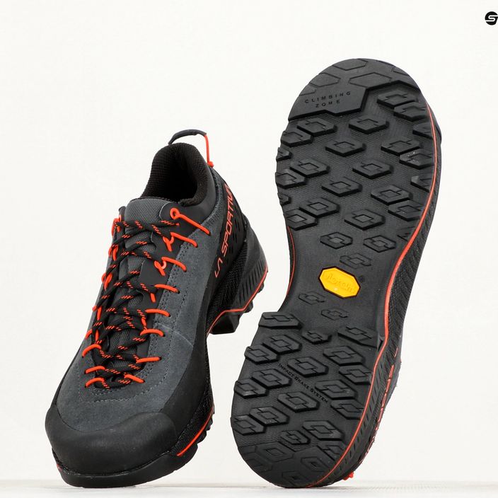 Herren La Sportiva TX4 Evo GTX Carbon/Kirschbaumtomate Approach-Schuh 9