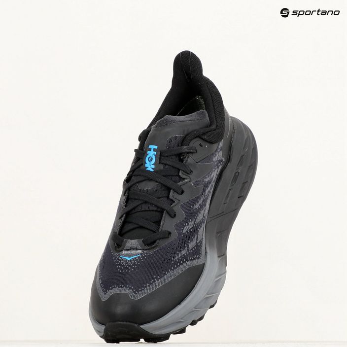 Herren Laufschuhe HOKA Speedgoat 5 GTX Spike schwarz/schwarz 9