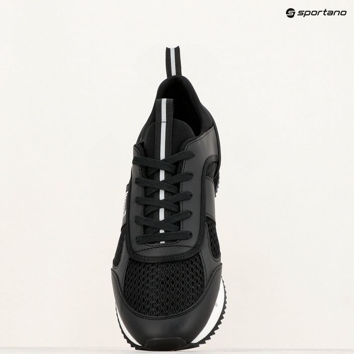 EA7 Emporio Armani Schwarz & Weiß Schnürsenkel schwarz/weiß Schuhe 14