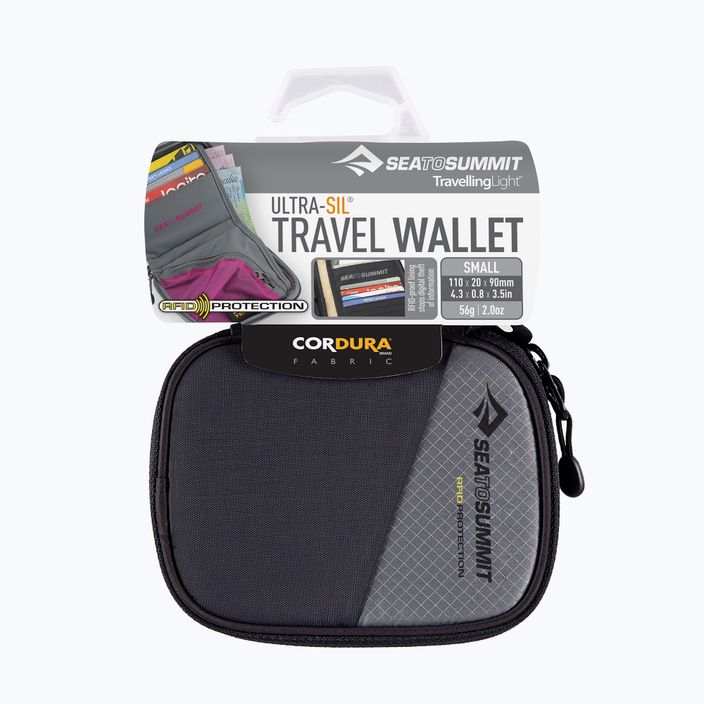 Sea to Summit Travel Wallet RFID-Schutz grau-schwarz ATLTWRFIDSBK 5