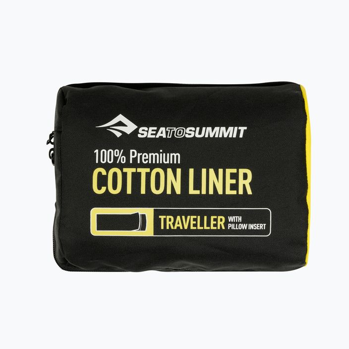 Sea to Summit Premium Cotton Travel Liner - Standard Rectangular grün ASTDOSGN 2