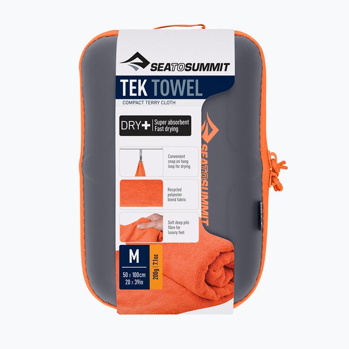 Sea to Summit Tek Handtuch orange ACP072011-040610 8
