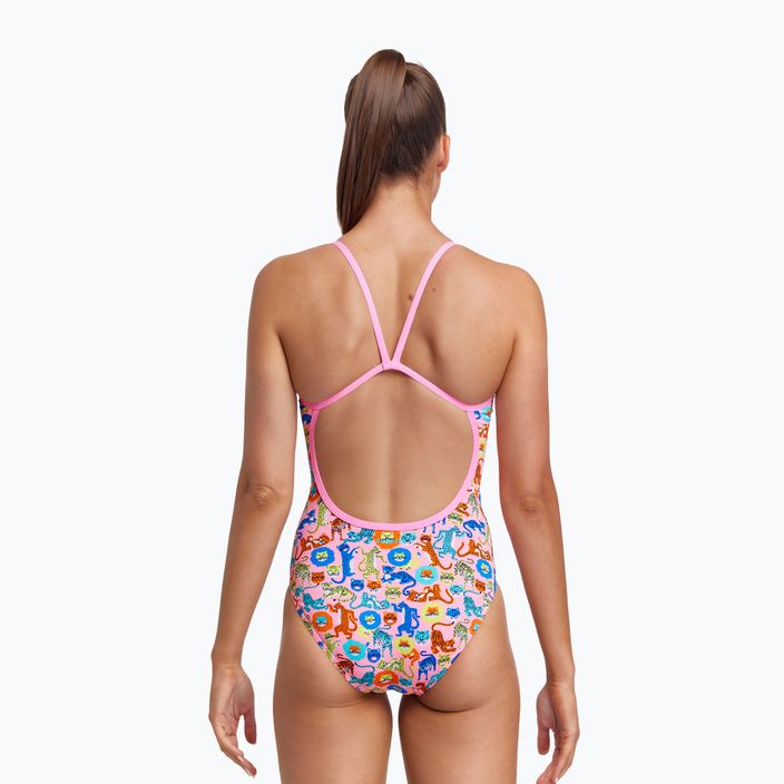 Einteiliger Badeanzug Damen Funkita Single Strap One Piece rosa FS15L71397 5