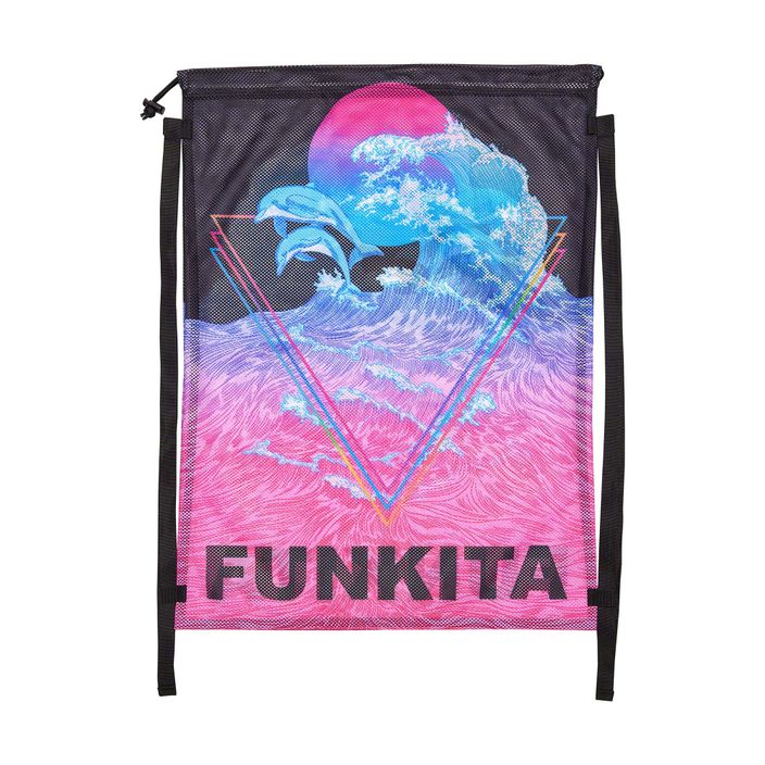 Funkita Mesh Gear Bag rosa und schwarz FKG010A7131700 2