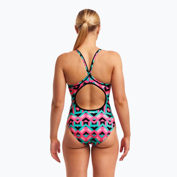 Damen einteiliger Badeanzug Funkita Diamond Back One Piece quadratisch alt 4