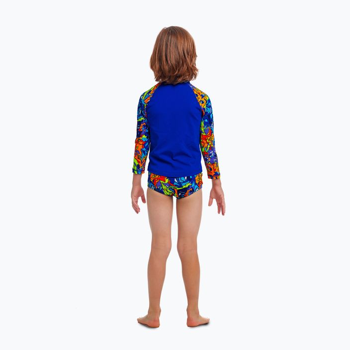 Kinder Funky Trunks Zippy Rash Vest gemischtes Chaos Schwimmen Shirt 3