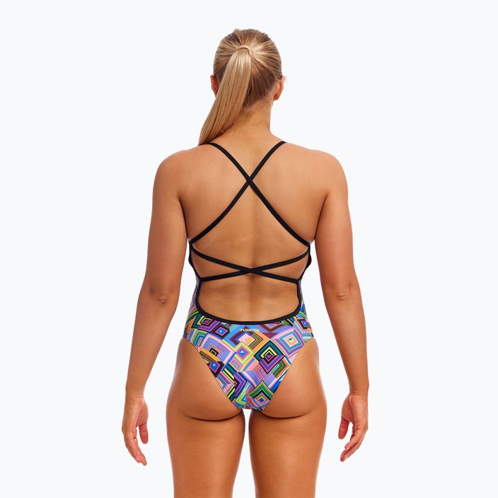 Funkita Strapped In One Piece Damen-Badeanzug Boxanne 3