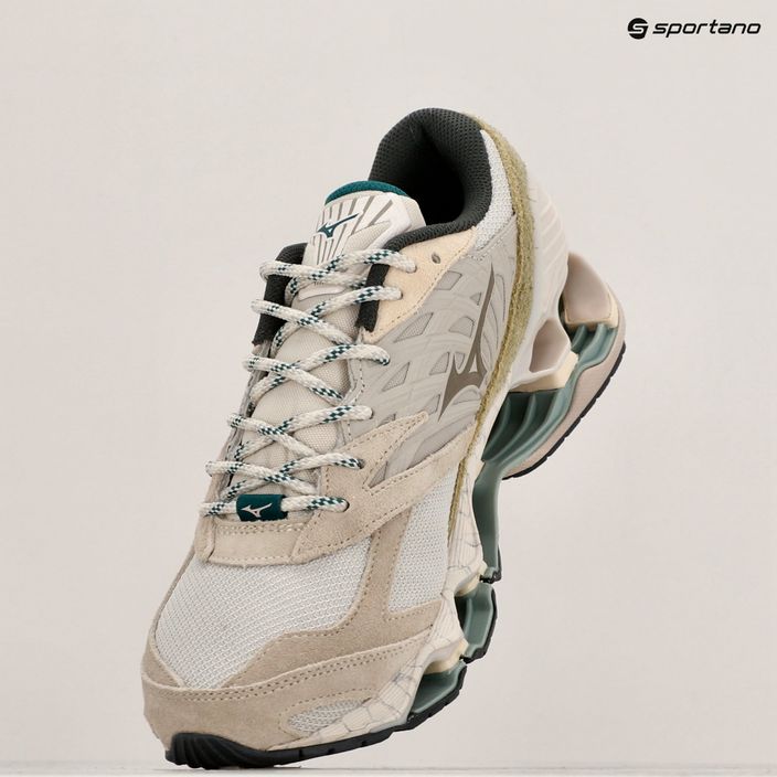 Schuhe Mizuno Wave Prophecy LS silver cloud/white sand/cedar 9