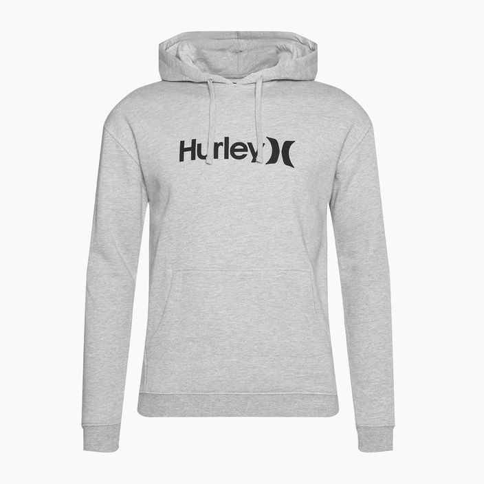 Hurley Herren O&O Solid Core dunkles Heidekraut grau Sweatshirt