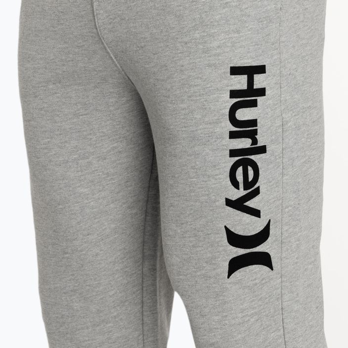 Hurley Herren O&O Track Hose dunkel heather grey 3