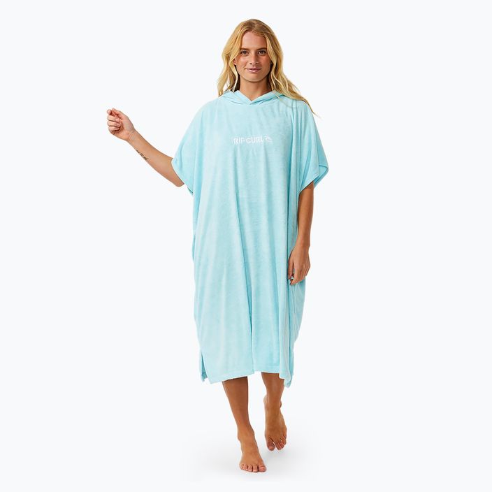 Poncho Damen Rip Curl Classic Surf Hooded sky blue 2