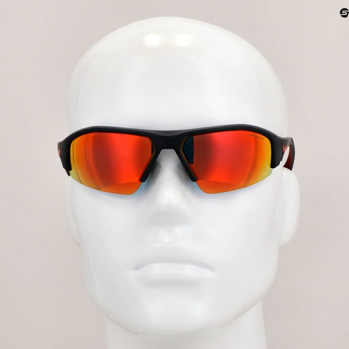 Nike Skylon Ace 22 mattschwarz/grau mit rotem Spiegel Sonnenbrille 8