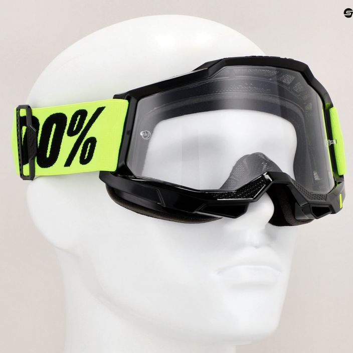 Fahrradbrille 100% Accuri 2 neon yellow/clear 7