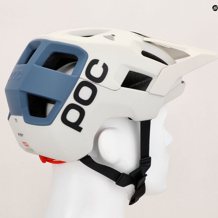 Fahrrad Helm POC Kortal Race MIPS selentine off-white/calcite blue matt 8