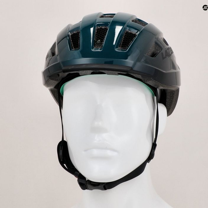 Fahrrad Helm Lazer Codax KinetiCore + net dark green/black 8