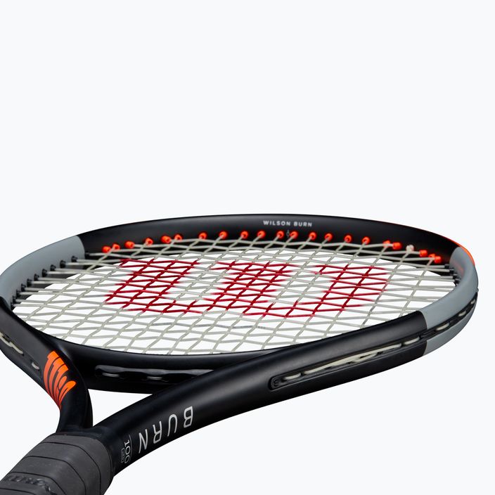 Wilson Burn 100 V4.0 Tennisschläger schwarz und orange WR044710U 11