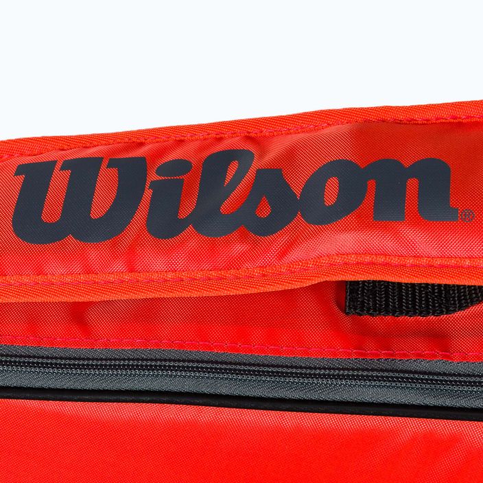 Wilson Junior Racketbag Tennistasche für Kinder rot WR8017804001 3