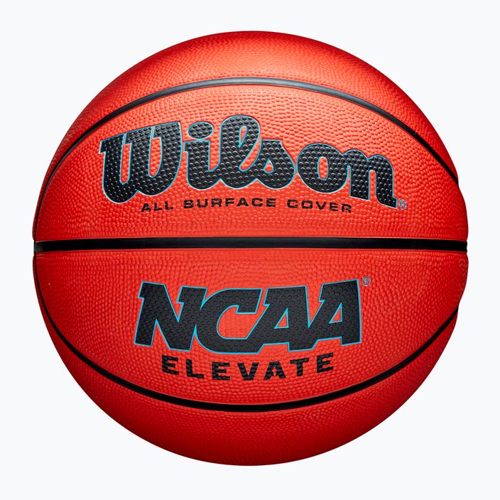 Wilson NCAA Elevate orange/schwarz Basketball Größe 7