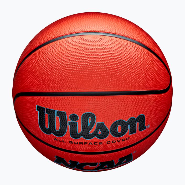 Wilson NCAA Elevate orange/schwarz Basketball Größe 7 4