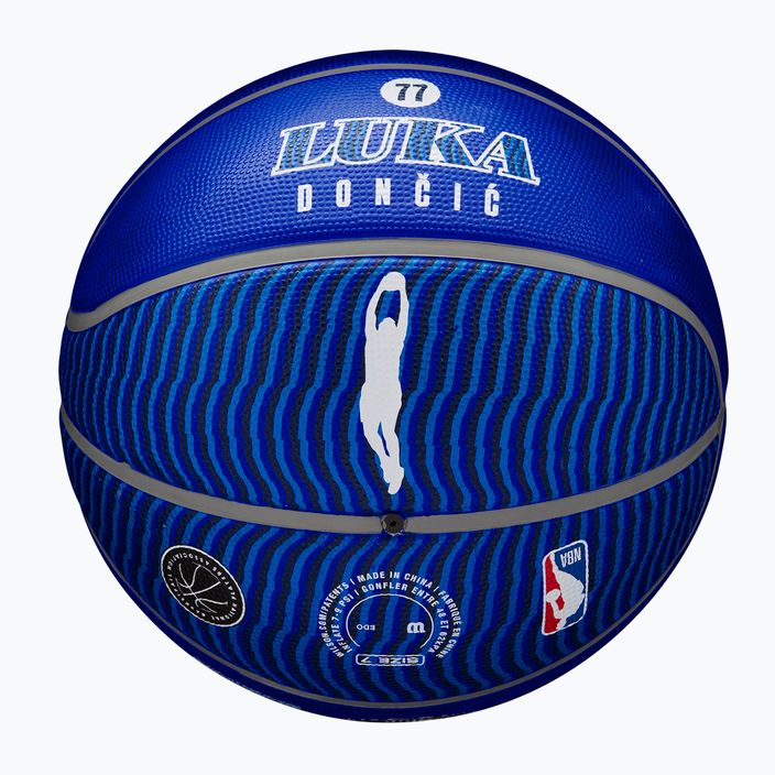 Wilson NBA Spieler Icon Outdoor Luka Basketball WZ4006401XB7 Größe 7 8