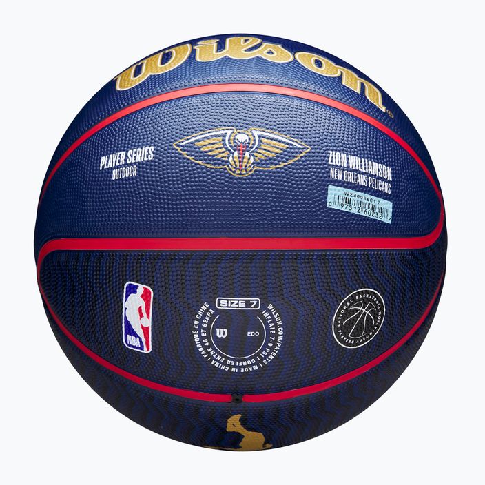 Wilson NBA Spieler Icon Outdoor Zion Basketball WZ4008601XB7 Größe 7 7