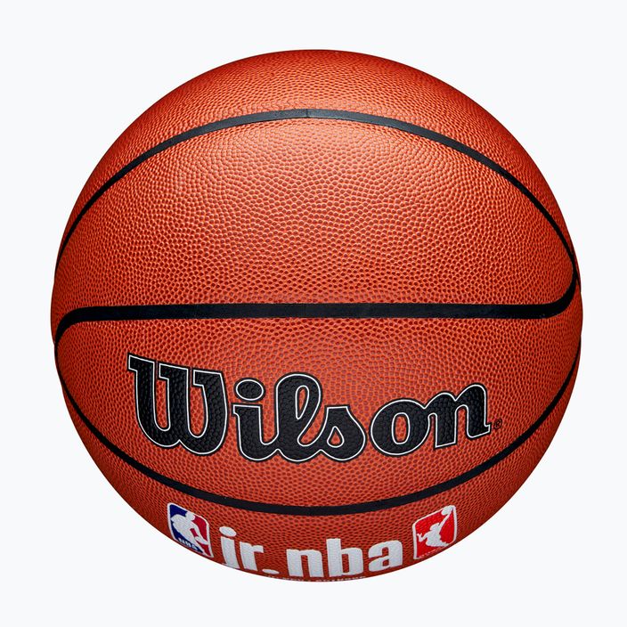 Kinder Basketball Wilson NBA JR Fam Logo Indoor Outdoor braun Größe 5 4
