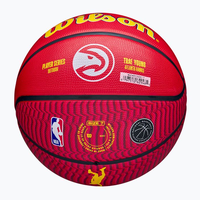 Wilson NBA Spieler Icon Outdoor Trae Basketball WZ4013201XB7 Größe 7 8