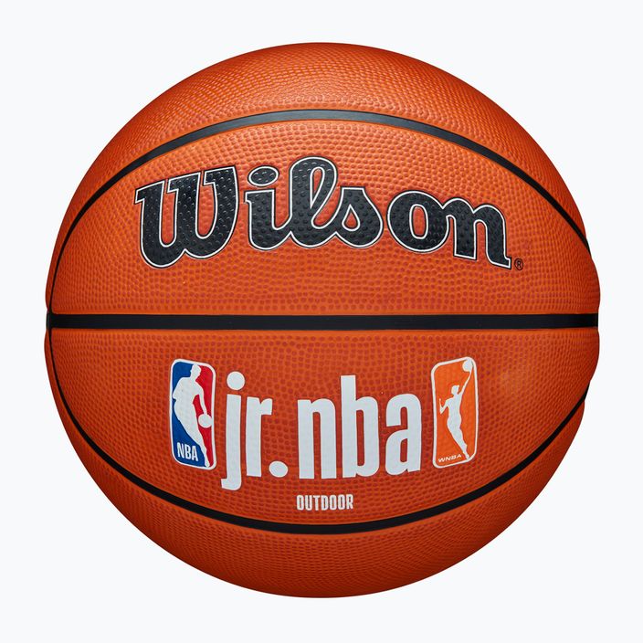 Wilson NBA JR Fam Logo Authentic Outdoor braun Basketball Größe 6