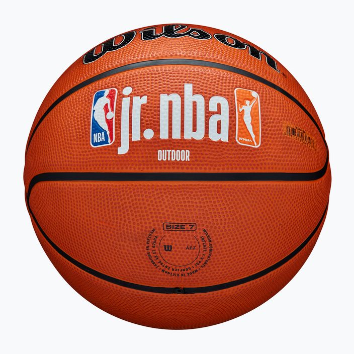 Wilson NBA JR Fam Logo Authentic Outdoor braun Basketball Größe 6 5