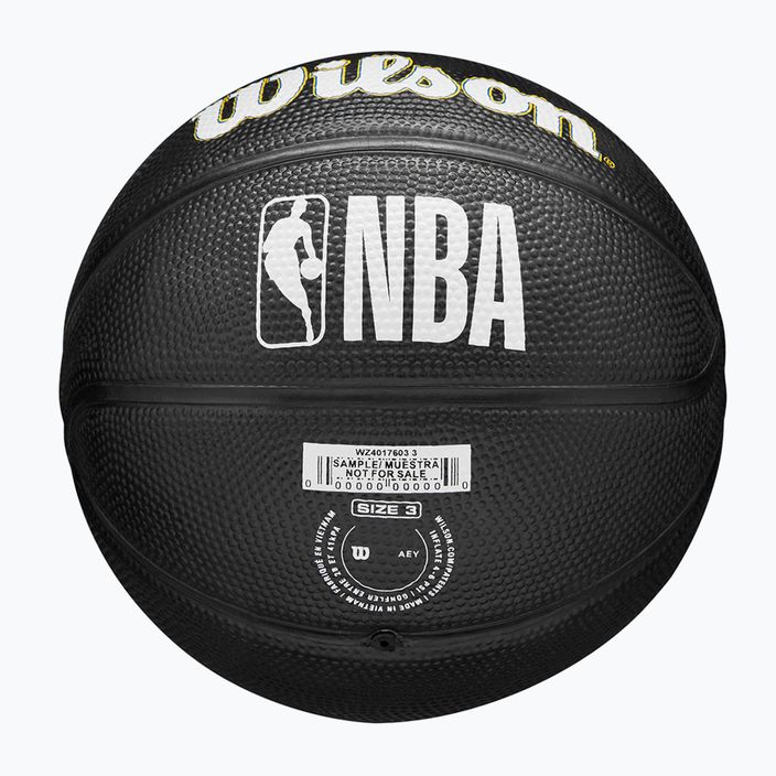 Wilson NBA Tribute Mini Golden State Warriors Basketball WZ4017608XB3 Größe 3 7