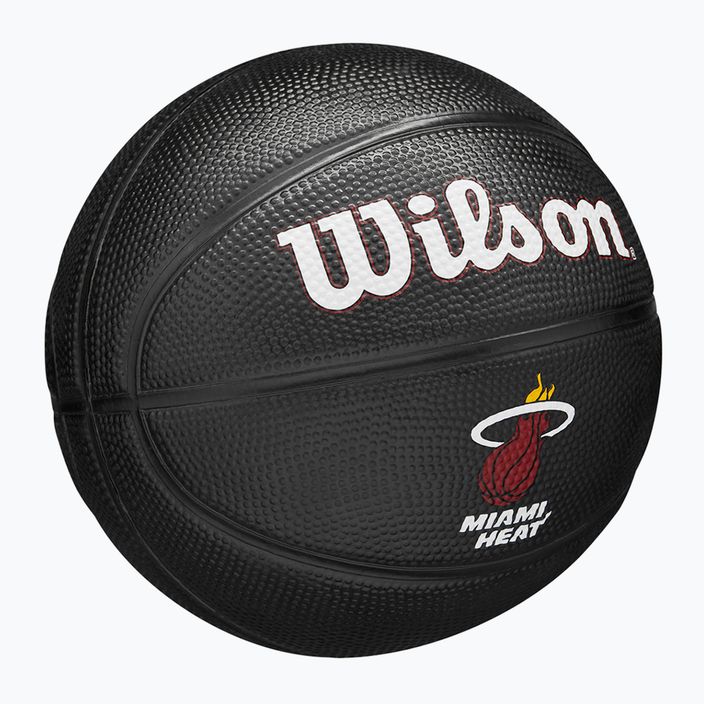 Wilson NBA Tribute Mini Miami Heat Basketball WZ4017607XB3 Größe 3 2