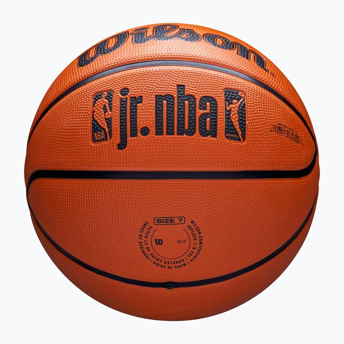 Wilson NBA Basketball JR Drv Fam Logo braun Größe 7 5