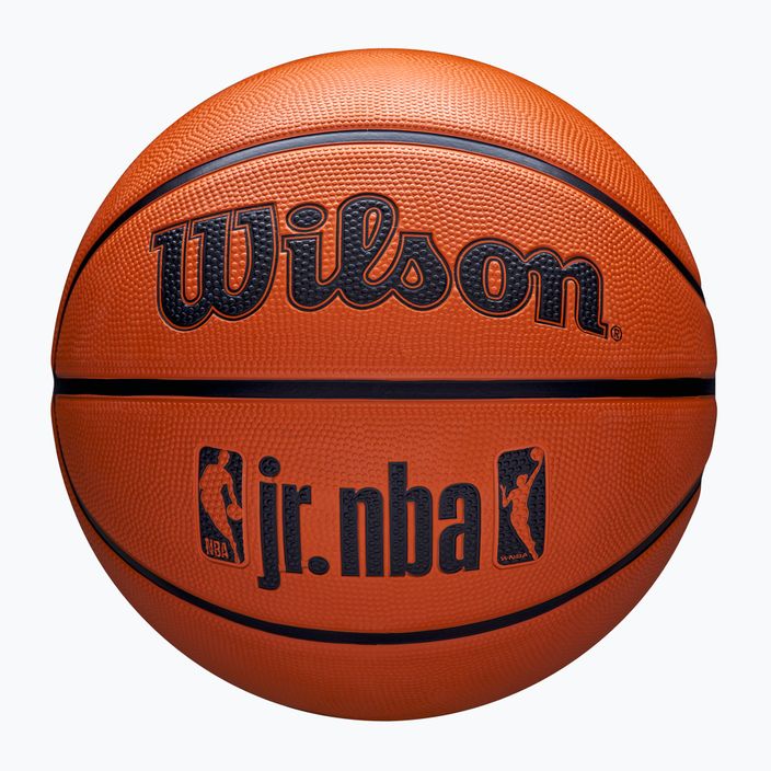 Kinder Basketball Wilson NBA JR Drv Fam Logo braun Größe 4