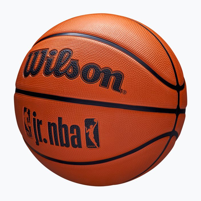 Kinder Basketball Wilson NBA JR Drv Fam Logo braun Größe 4 3