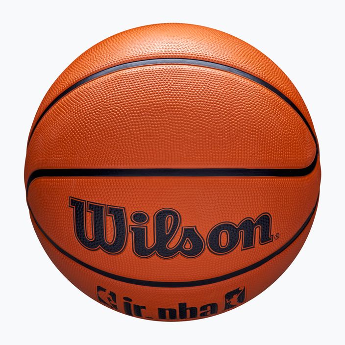 Kinder Basketball Wilson NBA JR Drv Fam Logo braun Größe 4 4