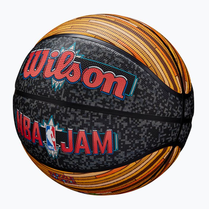 Wilson NBA Jam Outdoor Basketball schwarz/gold Größe 7 3