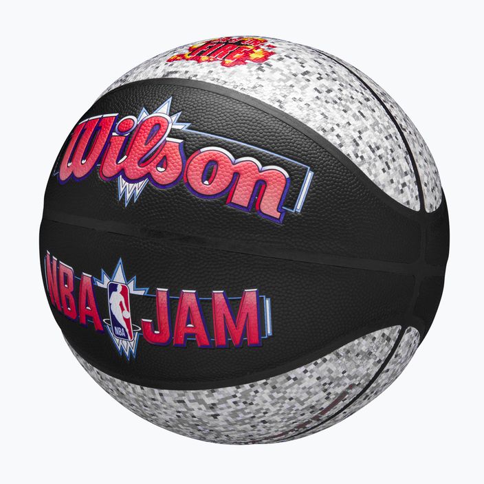 Wilson NBA Jam Indoor Outdoor Basketball schwarz/grau Größe 7 3