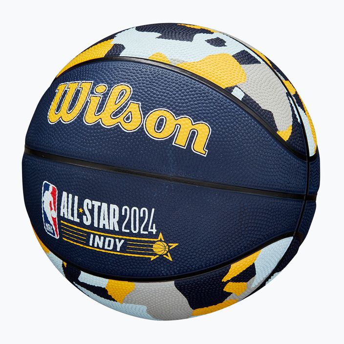 Wilson 2024 NBA All Star Mini Kinder Basketball + Box braun Größe 3 3
