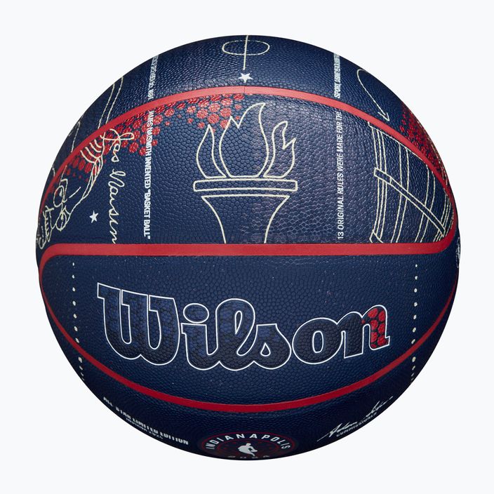 Wilson 2024 NBA All Star Collector Basketball + Box braun Größe 7 4