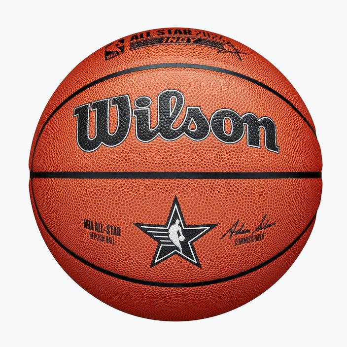 Wilson 2024 NBA All Star Replica Basketball + Box braun Größe 7