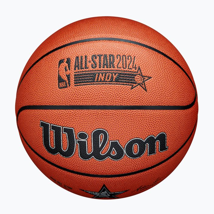 Wilson 2024 NBA All Star Replica Basketball + Box braun Größe 7 4