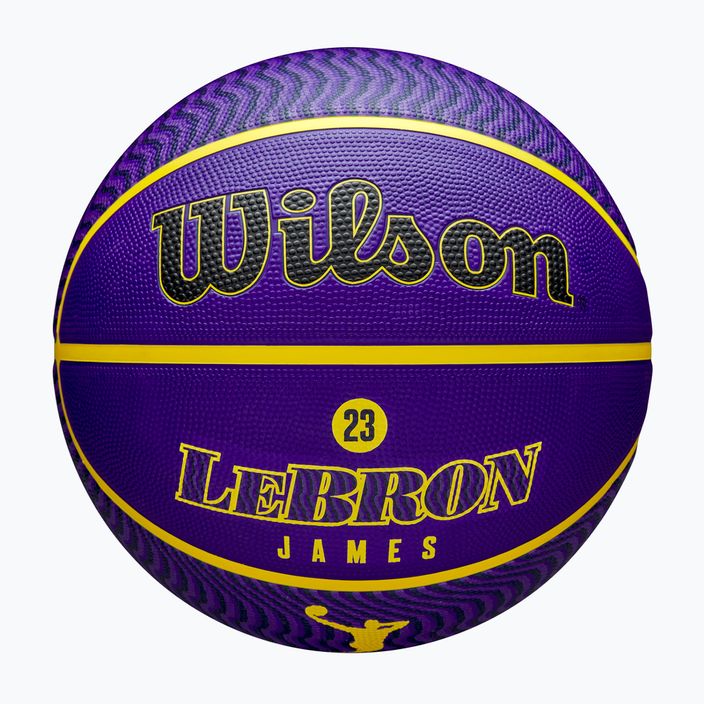 Wilson NBA Spieler Icon Outdoor Basketball Lebron blau Größe 7