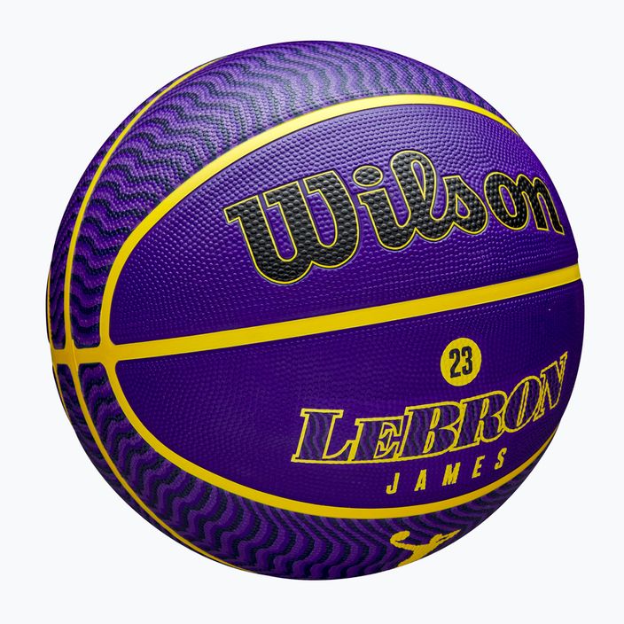 Wilson NBA Spieler Icon Outdoor Basketball Lebron blau Größe 7 2