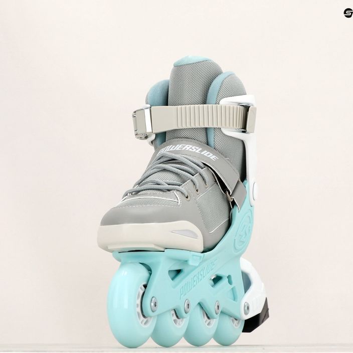 Inliner Kinder Powerslide Rocket grey/teal 22