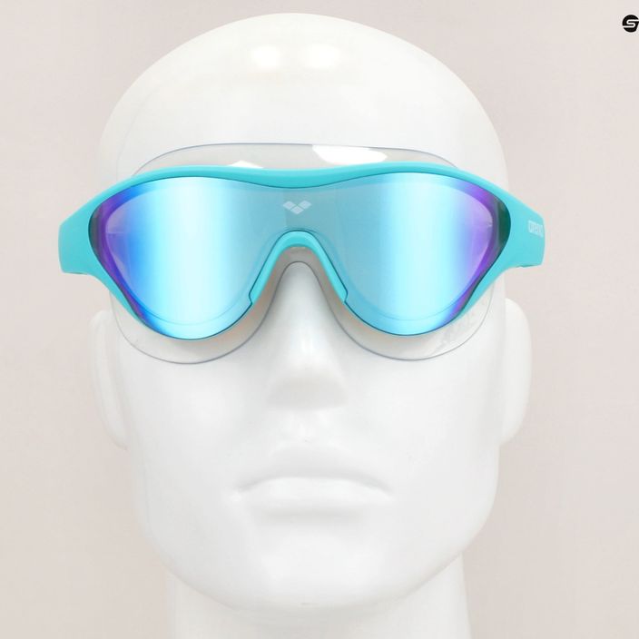 Schwimmmaske Taucherbrille arena The One Mask Mirror blue/water/blue cosmo 10