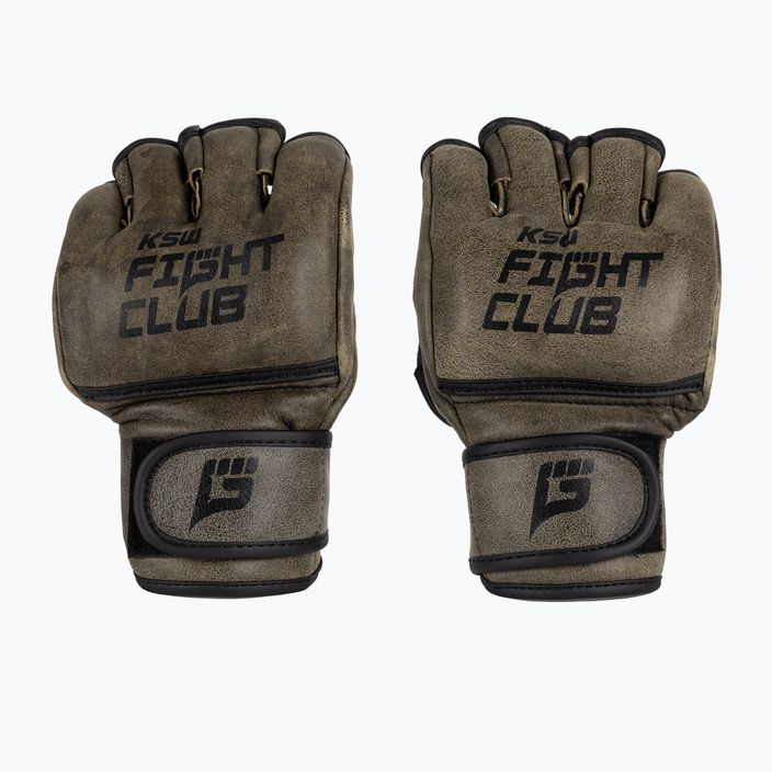 KSW Fight Club braun Grappling Handschuhe Gloves_FCL
